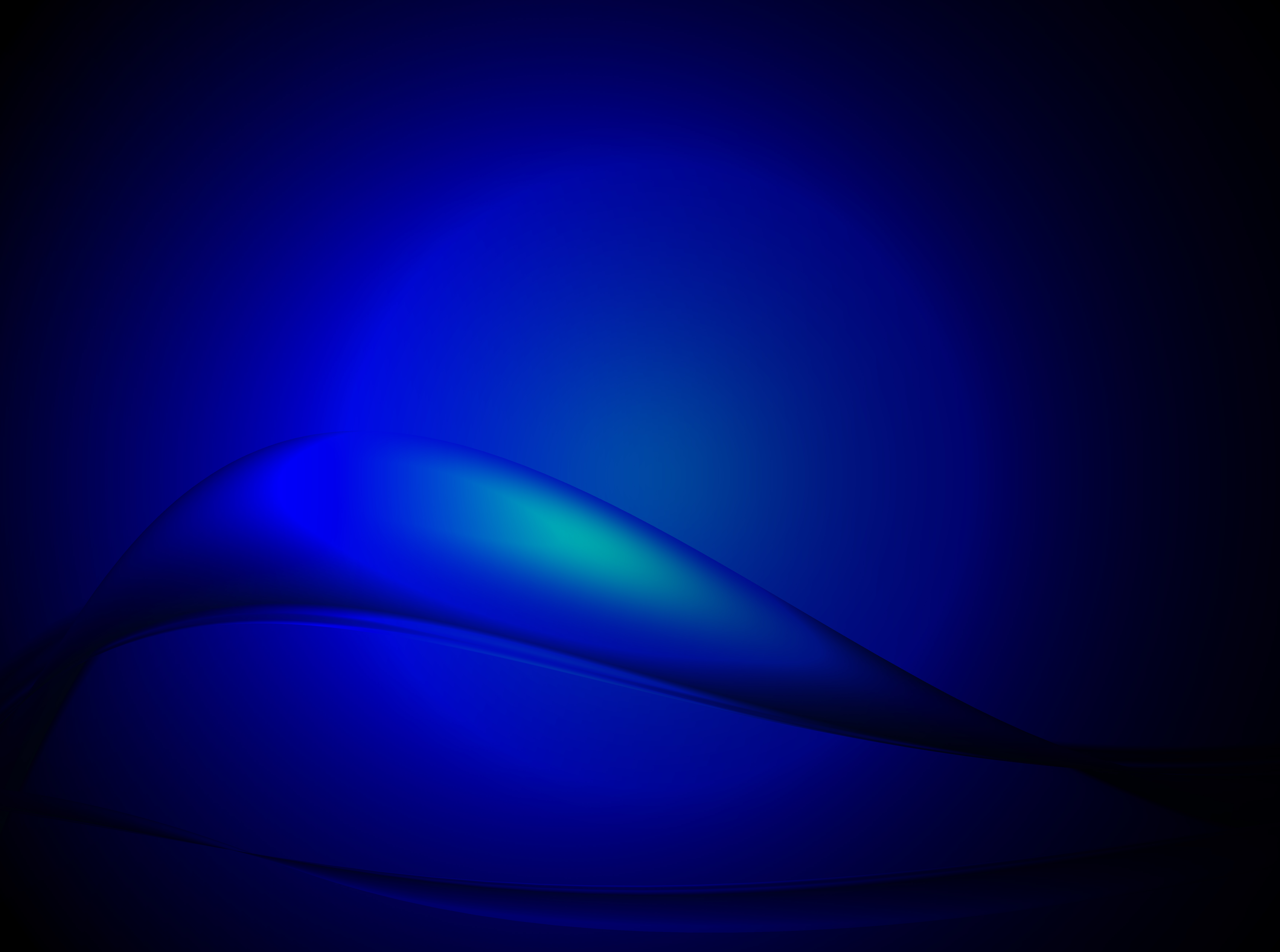 blue dynamic wave on blue background
